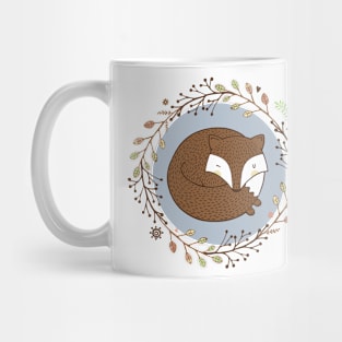 Sleepy Fox Mug